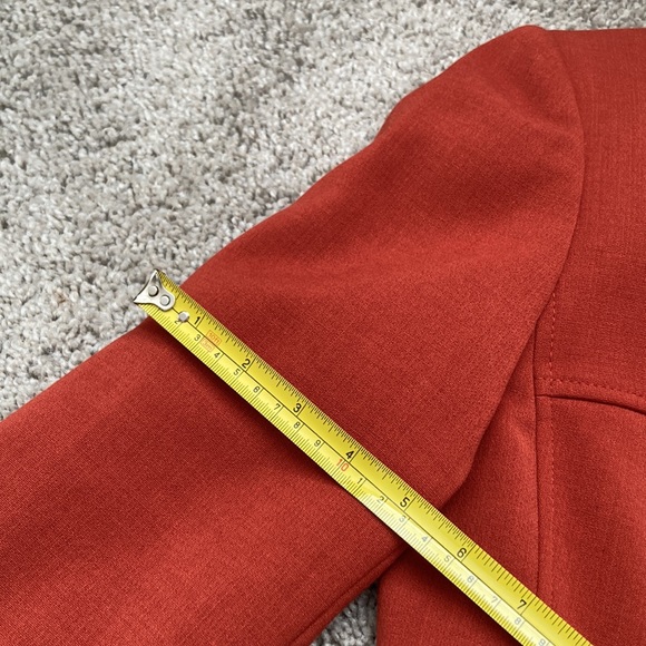 Tahari brown/ orange blazer - Picture 14 of 16